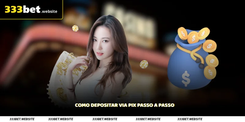 Como depositar via Pix passo a passo
