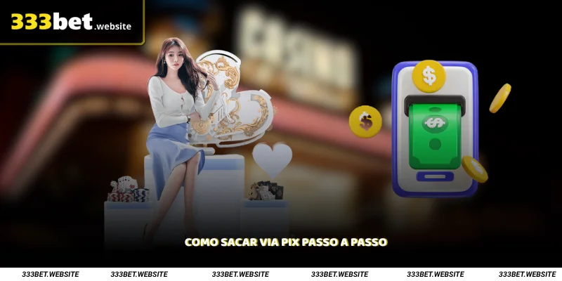 Como sacar via Pix passo a passo