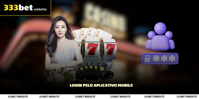 Login pelo aplicativo mobile