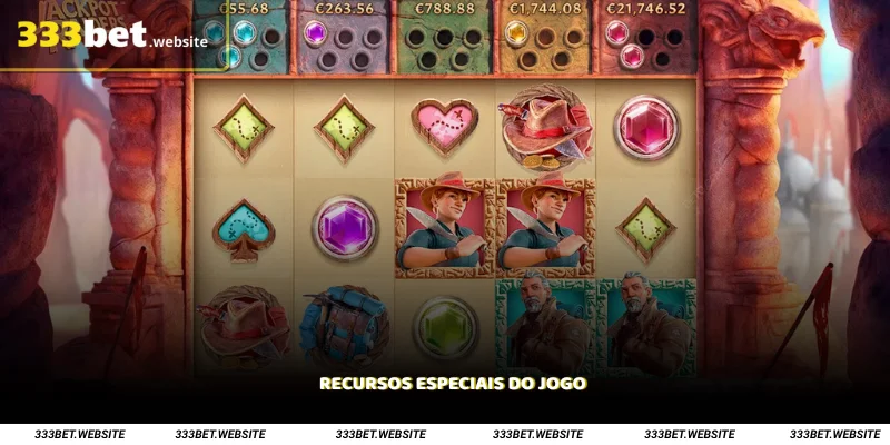 Recursos especiais do jogo